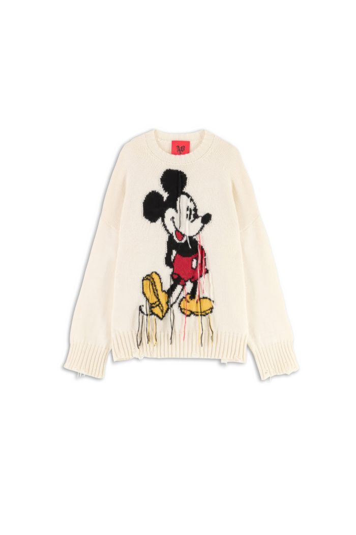 PULL KOLOR MICKEY - Milk