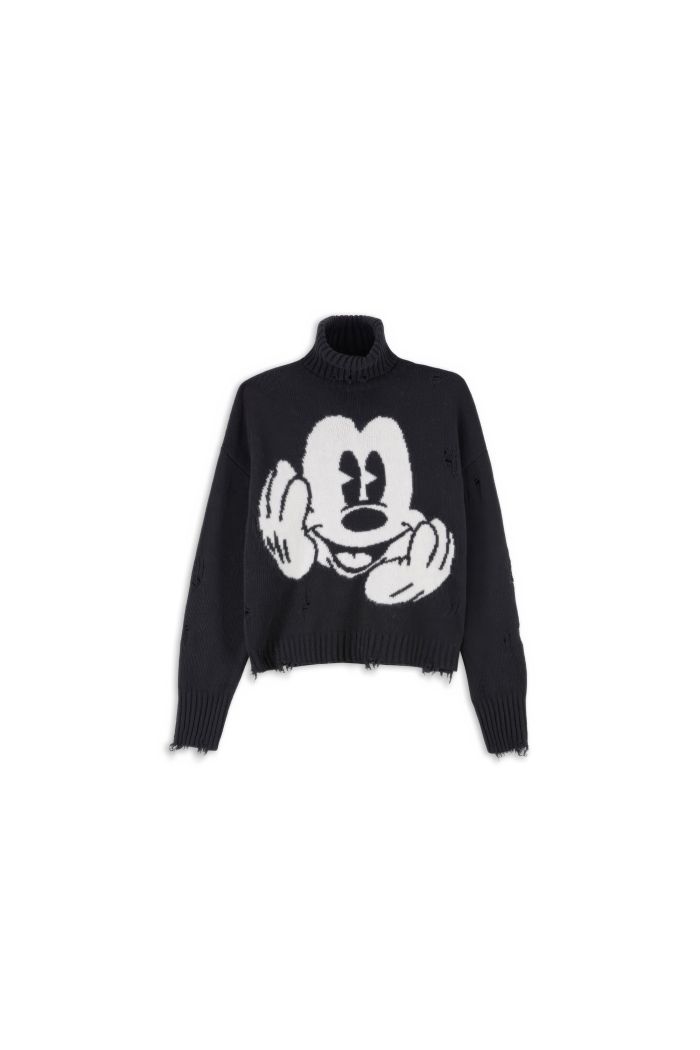 PULL MICKEY  SMILE - Black