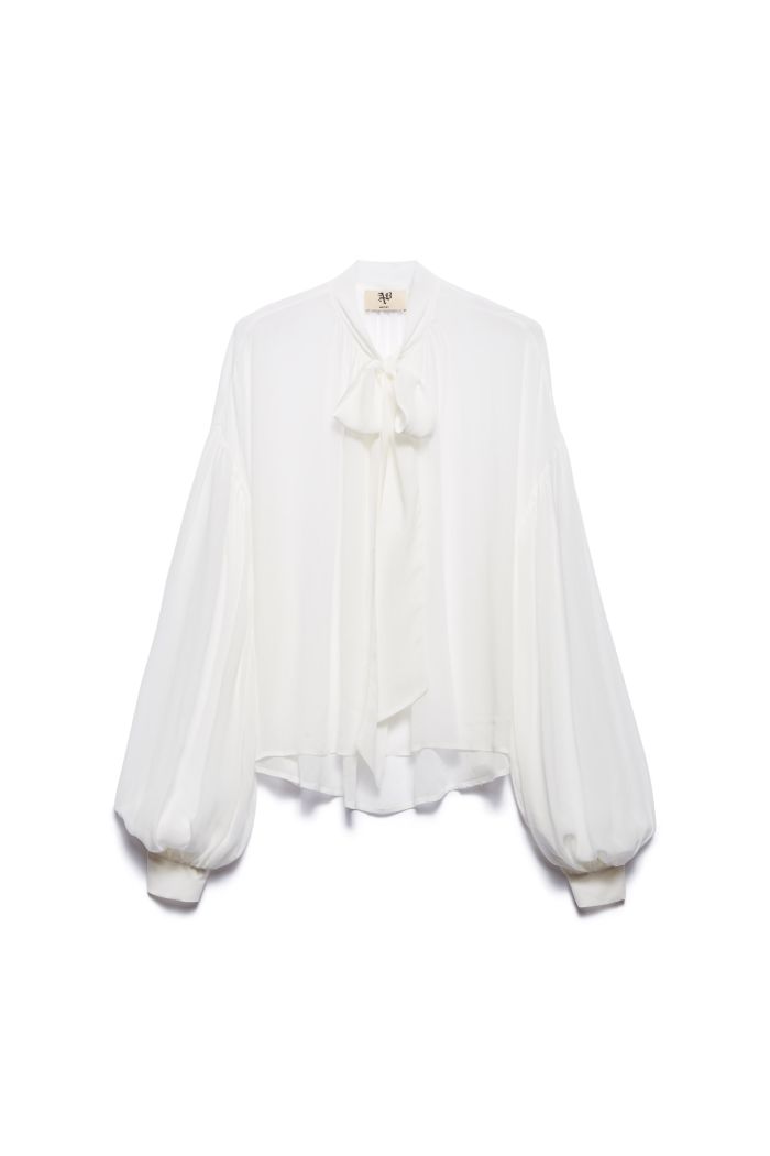 SCARF SHIRT PEN - White