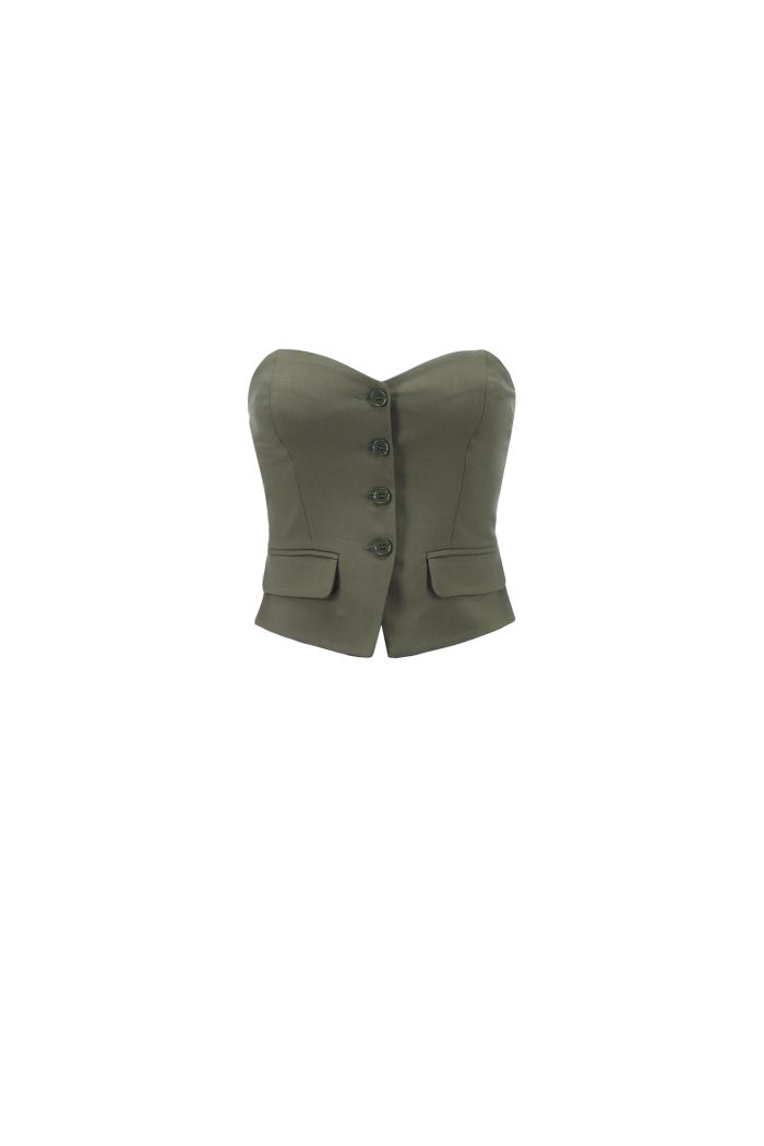 BUSTIER JIA - Army