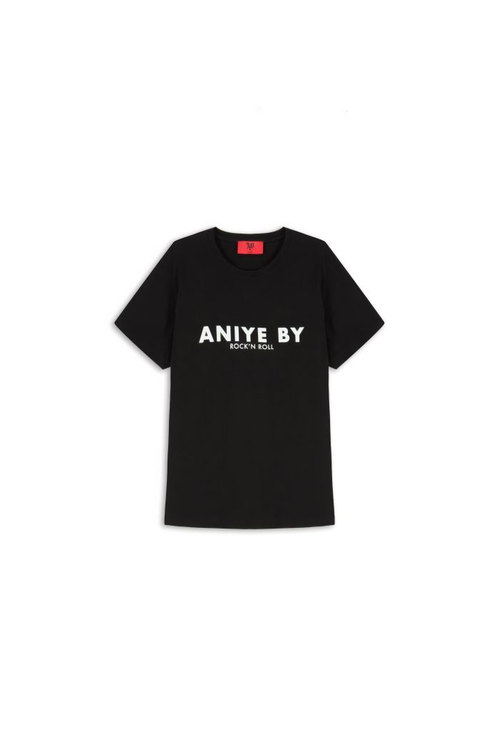 T-SHIRT LOGO ANIYE - Black