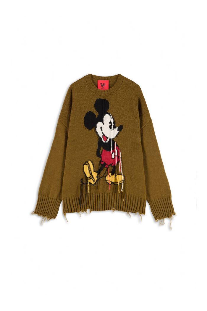 PULL KOLOR MICKEY - Musk