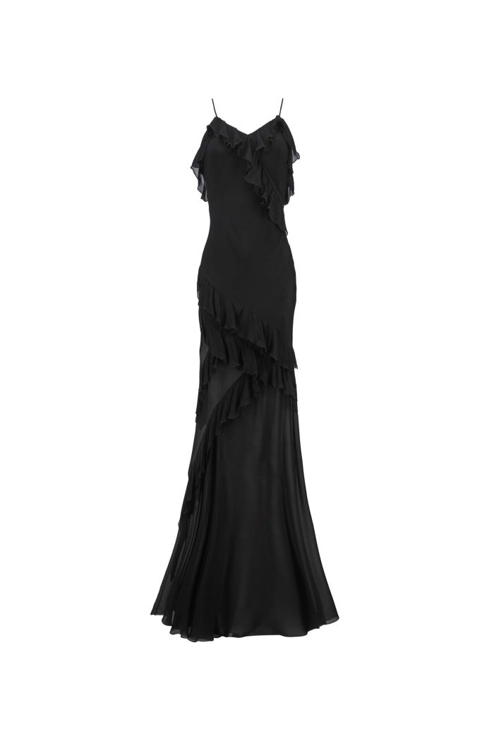 LONG GOWN LILY - Black
