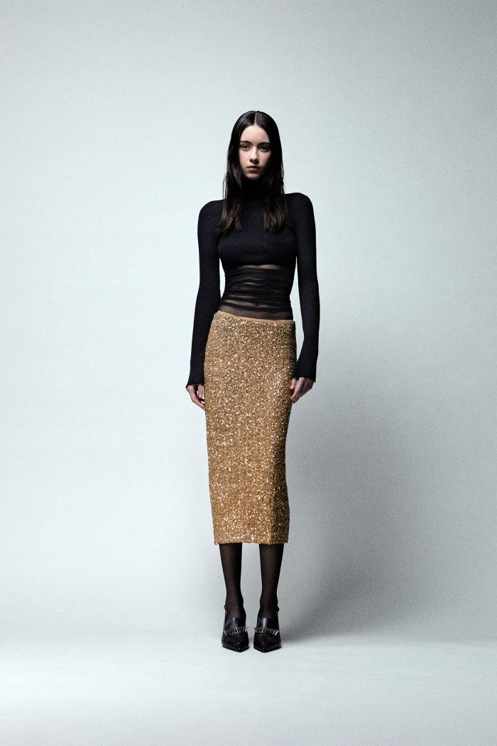 MIDI SKIRT LUX