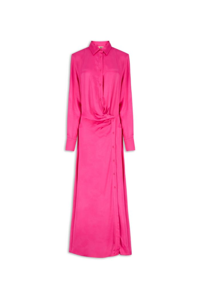 LONG DRESS JODIE - Fuxia