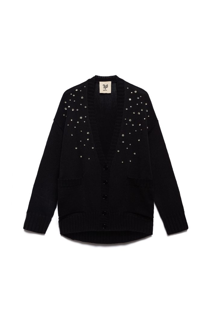 CARDIGAN CHANTEL - Black