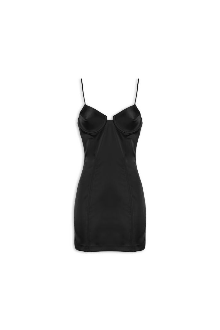 CORSET DRESS VERA - Black