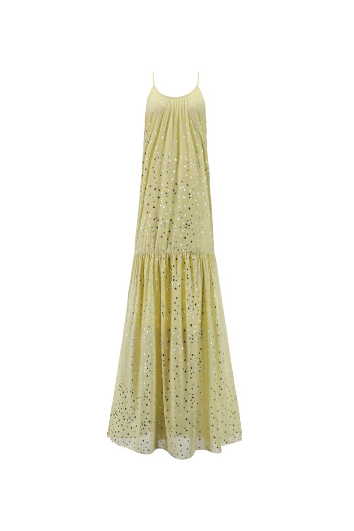 LONG DRESS STARLET - Lemon star