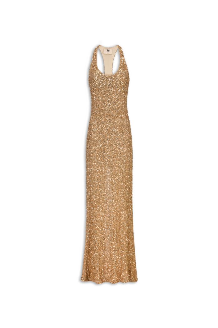 TANK DRESS LUX - Gold