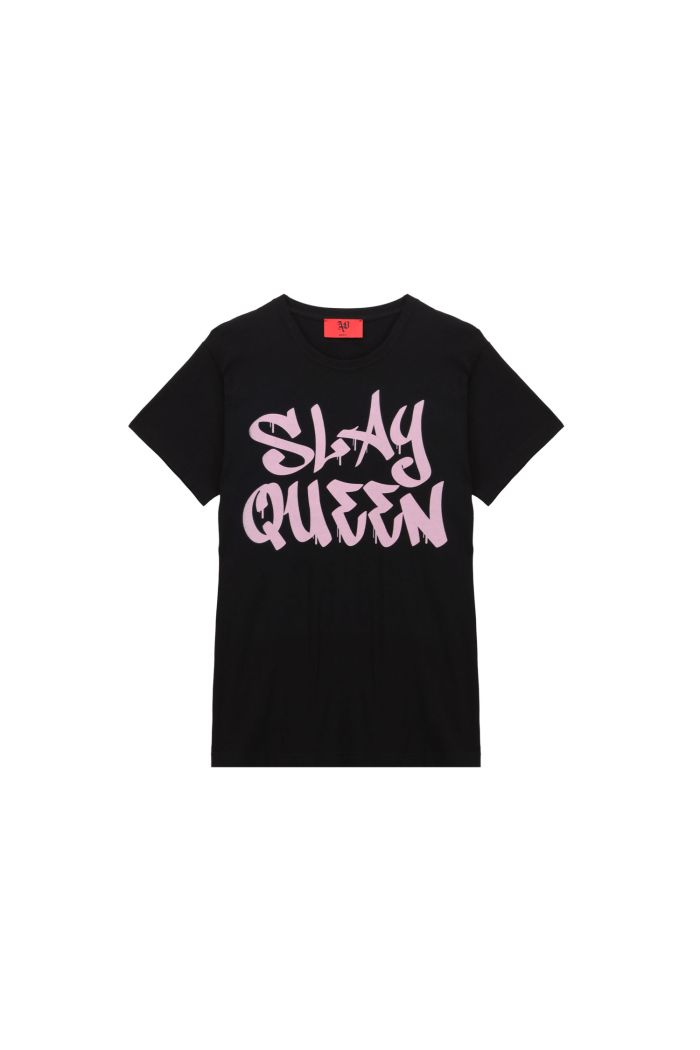 T-SHIRT BREN QUEEN - Black