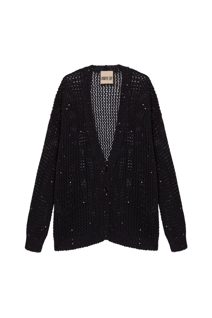 CARDIGAN FAY - Black