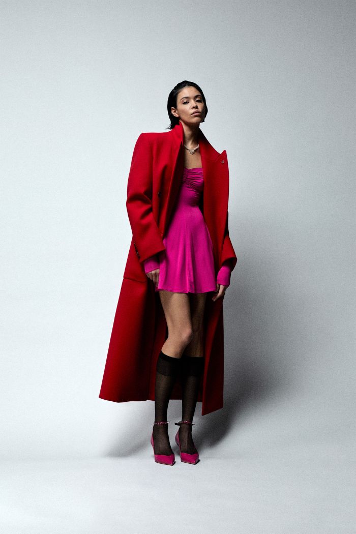 VIOLET LONG COAT