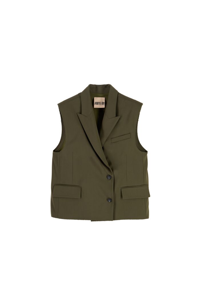 GILET OVER JIA - Army