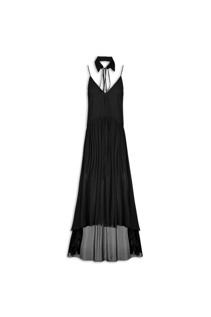 MIDI DRESS BIBA - Black