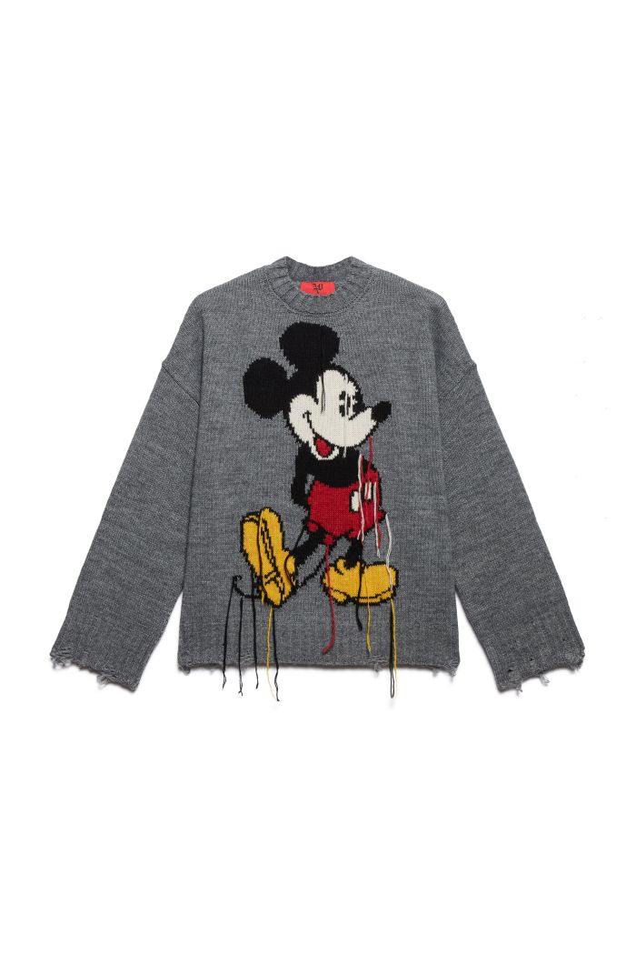 PULL KOLOR MICKEY - Light gray